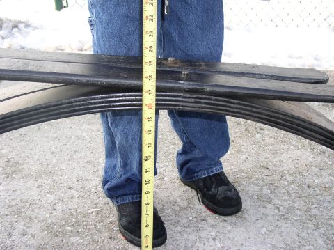 2000 Ford Excursion - Super Lift 5 in rear lift springs