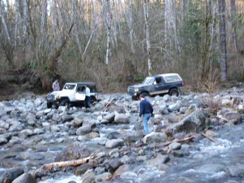 1980 Ford Bronco - Mike and Jeff taking the easy way