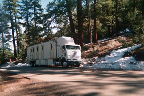 1990 Ford Bronco - Pine mountain club in the hill further back of Fraiser Park