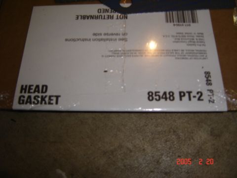 1990 Ford Bronco - This is the Fel-pro head gasket recommended by the parts store AND Trick Flow