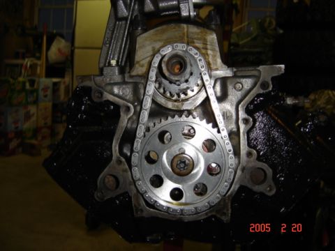 1990 Ford Bronco - Double Roller timing chain installed