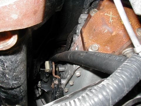 2002 Ford Excursion - Just a shot of the coolant hose going down along the fender from the CCV cover