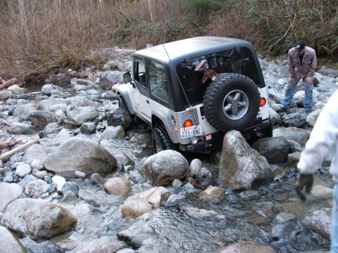 1980 Ford Bronco - How did that rock get there