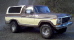 1979 Ford Bronco - This Ford Bronco is parked outdoors, showing its two-tone paint job and classic SUV profile.