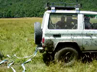 1989 Nissan Patrol - Me bellied again and getting a tow