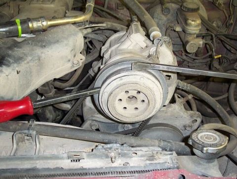 1986 Ford Ranger - There should be a puller for this but a bit of prying will remove the outermost rubber surround