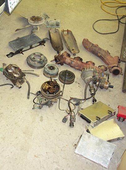 1986 Ford Ranger - Junkyard haul #2 - lots of misc