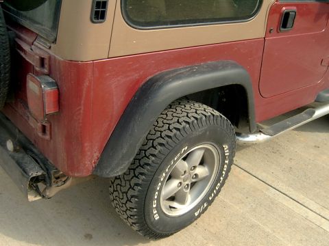 1998 Jeep TJ - This Jeep Wrangler's body style suggests a model year around 1997, not 1998.