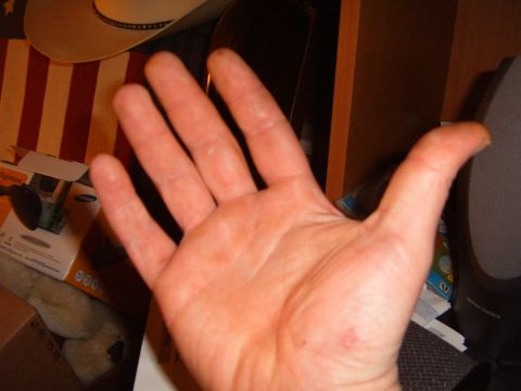1993 Ford Bronco - Human hand shown in foreground with an American flag pattern in the background.