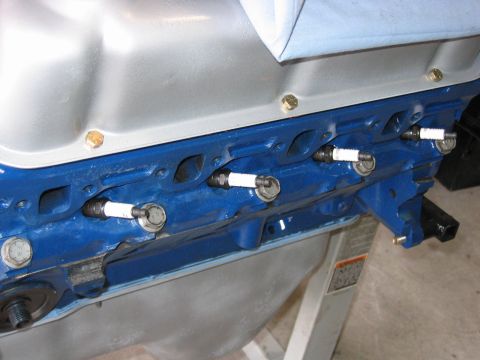 1992 Ford Bronco - Installed the plugs, used some antiseize on the threads just to be safe, these are Autolite 24's, cheap copper but they work good, and gapp…
