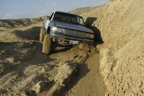 1997 Ford Ranger - imagine that, stuck in the mud at truckhaven