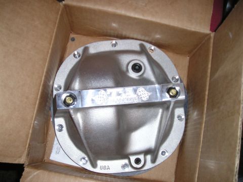 1996 Ford Bronco - AFCO differential cover with checkered flag logo, likely for a performance application.