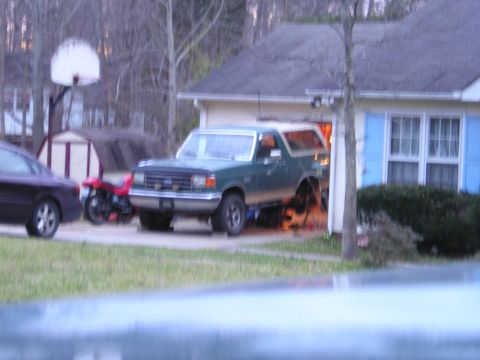 1996 Ford Bronco - This Ford Bronco appears to be from the late 1980s, not a 1996 model.
