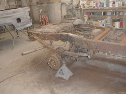 1991 Ford F-150 - PREP FRAME FOR PAINT