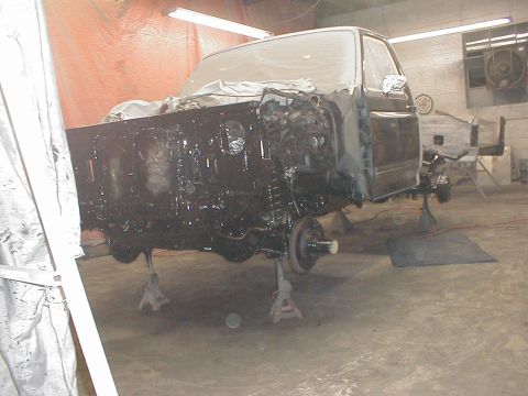 1991 Ford F-150 - BLACK SINGLE STAGE PAINT