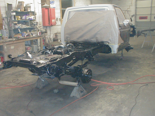 PAINTED FRAME ON F-150