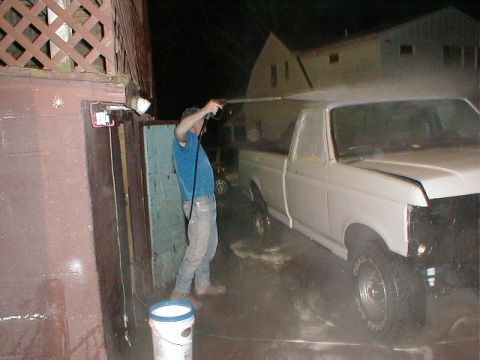 1991 Ford F-150 - WASHING B4 WE PUT IT IN THE SPRAY BOOTH