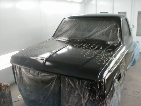 1991 Ford F-150 - ITS BLACK NEXT THE FLAMES