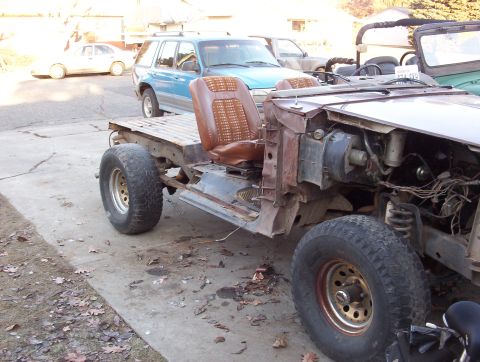 1981 Ford Bronco - got all the crap off the back so you can see what it looks like