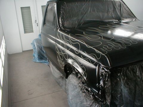 1991 Ford F-150 - BLACK BASE COAT