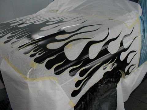1991 Ford F-150 - how i paint flames