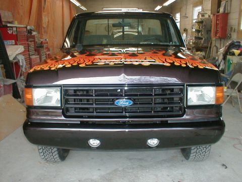1991 Ford F-150 - F-150 CUSTOM BUMPER FRONT