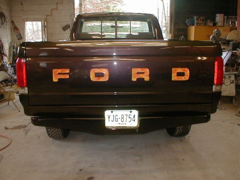 1991 Ford F-150 - F-150 CUSTOM REAR BUMPER