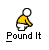 1968 Ford Mustang - A graphic icon depicts a person in a squatting position above the words 'Pound It'.