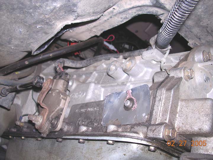 this is the bracke removed, and ready for me to take over.