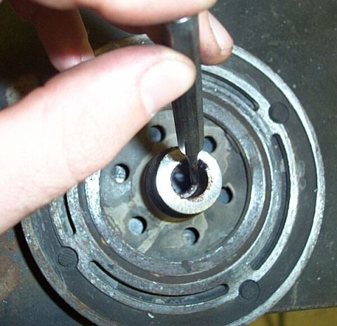 1986 Ford Ranger - The issue was the depth of this surface. The Ranger one placed it too far away from the pulley while the Mustang one but it right up into t…