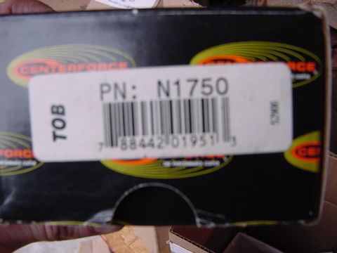1995 Ford Bronco - A box for a Centerforce clutch part is shown, labeled with part number N1750.