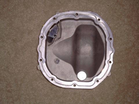1991 Ford Bronco - Shot of the inside after removing the mounting tabs.