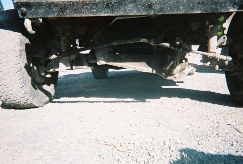 1983 Ford Bronco - tie rod bent