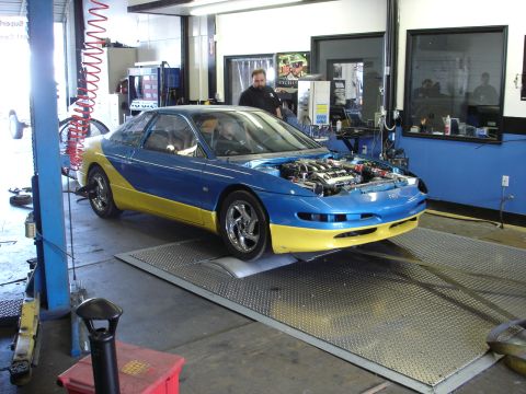 1993 Ford Probe - On the dyno! 210 whp, 184 wtq.