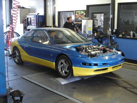 1993 Ford Probe - On the dyno! 210 whp, 184 wtq.