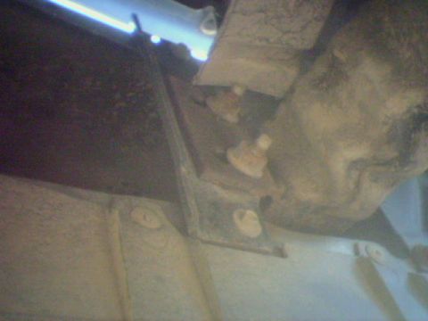 1995 Ford Bronco - two bolts on each side to remove the bumper.