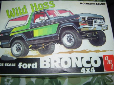 1979 Ford Bronco - This is a picture of a model kit box, not an actual vehicle.
