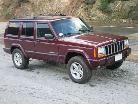 2000 Jeep Cherokee - Two days after purchase, up in Azusa Canyon.