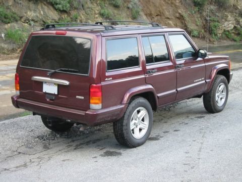 2000 Jeep Cherokee - Two days after purchase, up in Azusa Canyon.