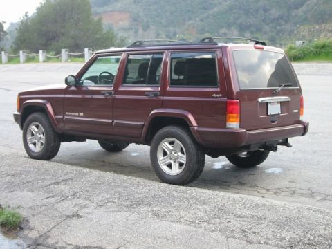 2000 Jeep Cherokee - Two days after purchase, up in Azusa Canyon.