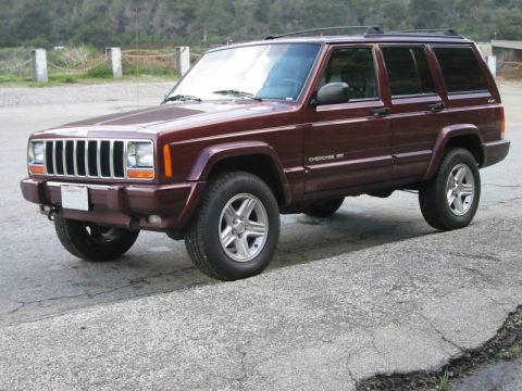 2000 Jeep Cherokee - Two days after purchase, up in Azusa Canyon.