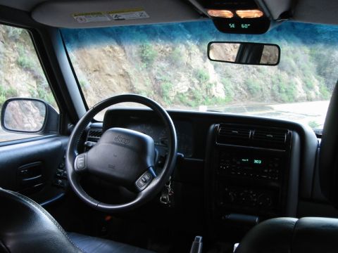 2000 Jeep Cherokee - Two days after purchase, up in Azusa Canyon.