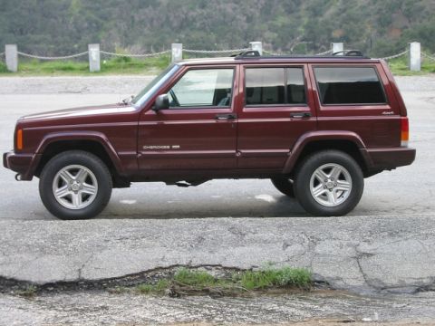 2000 Jeep Cherokee - Two days after purchase, up in Azusa Canyon.