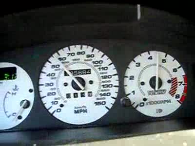 1993 Mazda MX-3 - 45 MPH to 100 MPH in 3rd-4th gear with stock 1 7/8 icnh exhaust