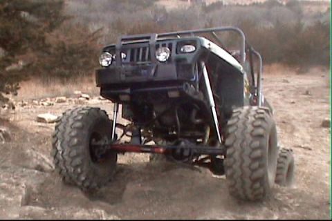1983 Ford Bronco - This heavily modified off-road vehicle does not appear to be a 1983 Ford Bronco.