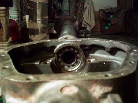 1986 Ford Bronco - New axle seals installed into housing.