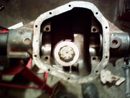 1986 Ford Bronco - Pinion placed into housing.