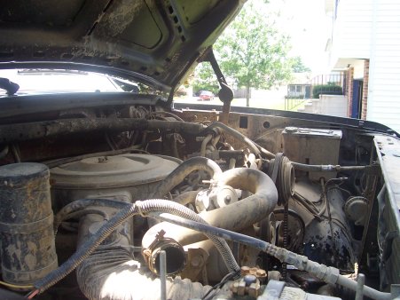 1986 Ford Bronco - Its so ... dirty :o) Original 351W HO, about to come out.