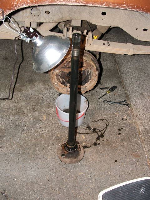 1980 Ford Bronco - Axle shaft before new bearings