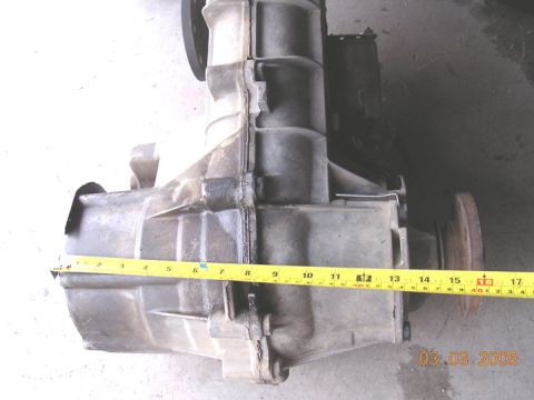 1994 Ford Bronco - BW case from mounting surface to ouptut flange face is 16.5"